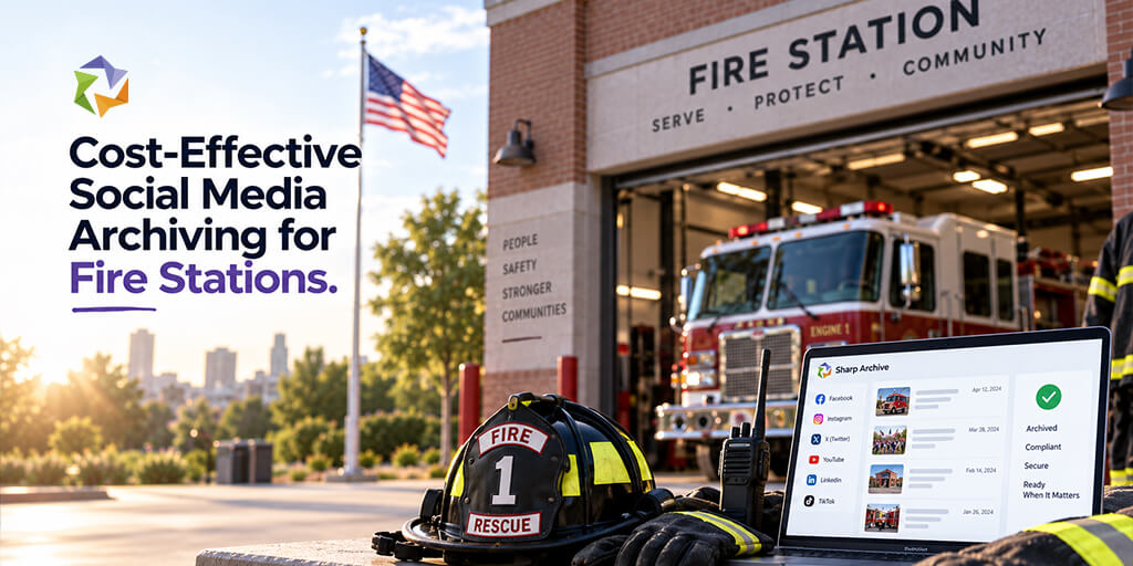 Cost effective social media archiving software for Fire stations